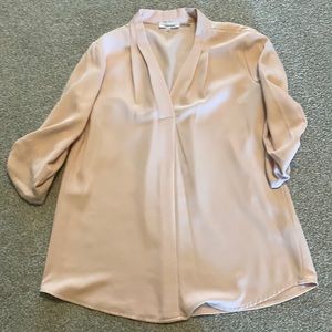 Calvin Klein blush pink blouse